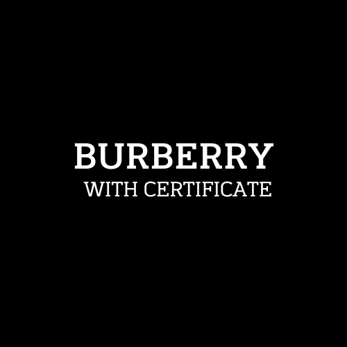 Burberry Authentication Service with certificate