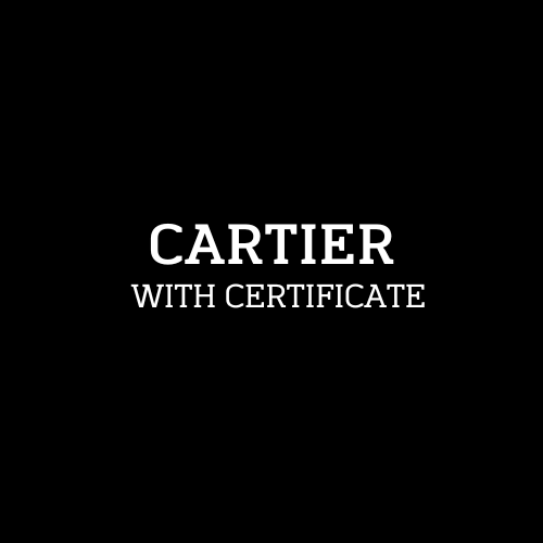 Cartier Authentication Service with certificate