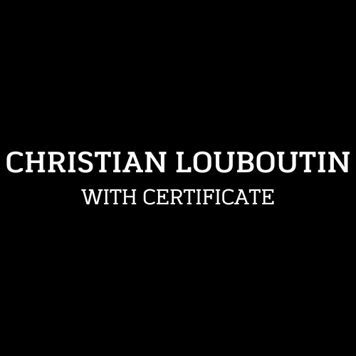 Christian Louboutin Authentication Service with certificate