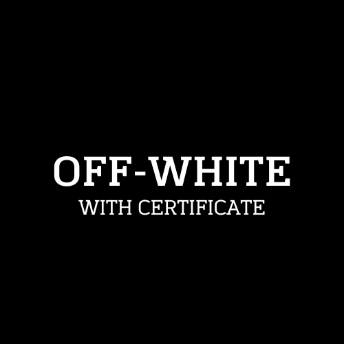 Off-White Authentication Service with Certificate