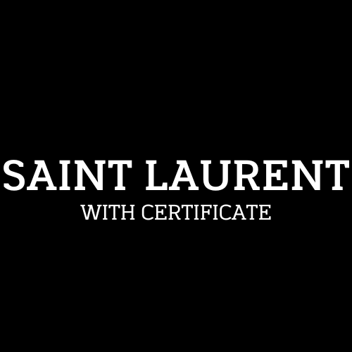 Saint Laurent Authentication Service with certificate